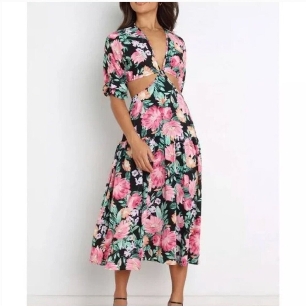 Petal & Pup Tara Dress NEW Floral cutout cottage grandma wedding Sz 8